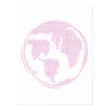 World Peace (Pink) Post Cards