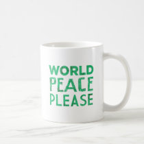 World Peace Please mugs