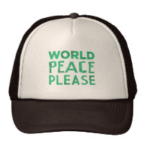 World Peace Please hats