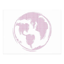 World Peace (Purple) Post Card