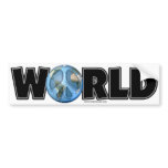 World Peace Too bumper stickers