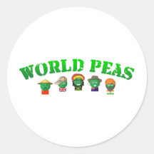 World Peas Sticker