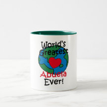 World’s Greatest Abuela Heart Coffee Mugs