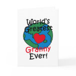 World’s Greatest Granny Heart cards