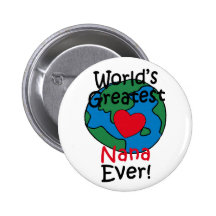 World’s Greatest Nana Heart Pin