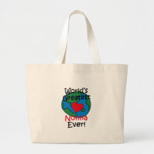 World’s Greatest Nonna Heart Tote Bags