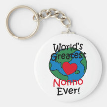 World’s Greatest Nonno Heart Key Chain