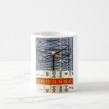World Time Clock, Alexanderplatz, Berlin, Saturate Mugs