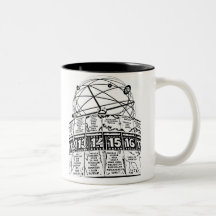 World Time Clock,Alexanderplatz,Berlin,Sketch(1) Coffee Mugs