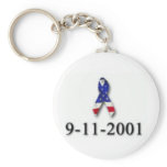 WORLD TRADE CENTER 9-11 DESIGN KEYCHAIN