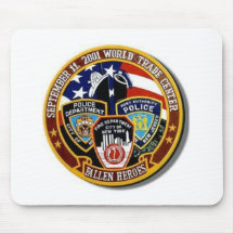 WORLD TRADE CENTER FALLEN HEROS MOUSEPAD