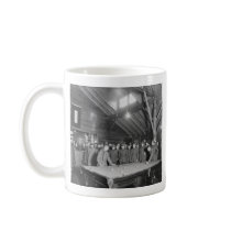 World War 1 YMCA Pool Hall, 1910s Mugs