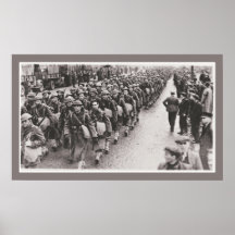 World War 2 American soldiers in Northern Ireland Print