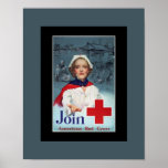 'World War 2 Red Cross Nurse' Print