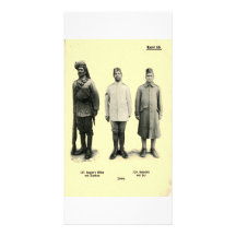 World War I Uniforms from India Photo Card