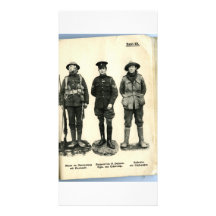 World War I Uniforms Picture Card