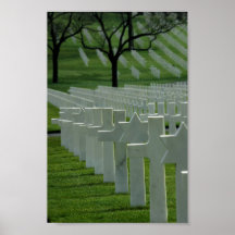 World War II cemetery, Memorial Day Posters