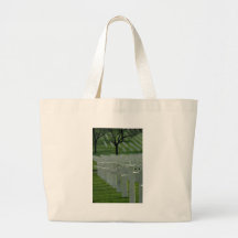 World War II cemetery, Memorial Day Tote Bag