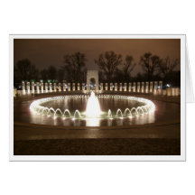 World War II Memorial Greeting Card