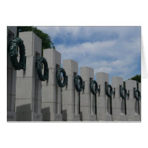 World War II Memorial Wreaths Card