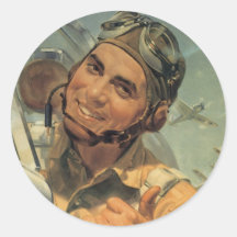 World War II Pilot Stickers