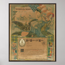 World War - in the service of the nation Print