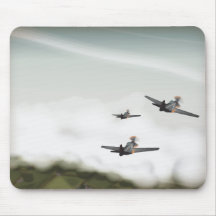 World War Two Aeroplanes Mousepad