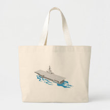 world war two aircraft carrier canvas bag