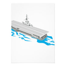 World War Two Aircraft Carrier Retro Announcement
