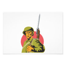 World War Two American Soldier Personalised Announcements