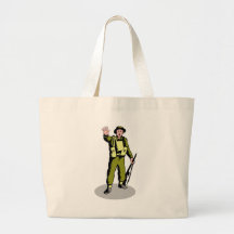 World war two British soldier with rifle Canvas Bags
