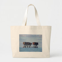 World War Two Estuary Defences Tote Bag