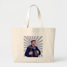 World war two navy captain sailor binoculars bags
