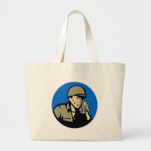 world war two soldier walkie talkie radio bag