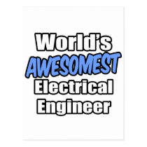 World's Awesomest Electrical Engineer postcards