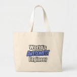 World's Awesomest Engineer Canvas Bags