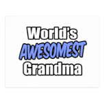 World's Awesomest Grandma Postcards