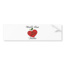 World's Best 1st. Grade Teacher Bumper Sticker
