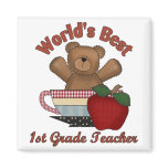 World's Best 1st Grade Teacher Magnets