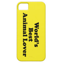 World's Best Animal Lover iPhone 5 Case