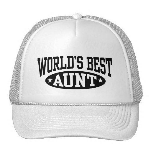World's Best Aunt Mesh Hats
