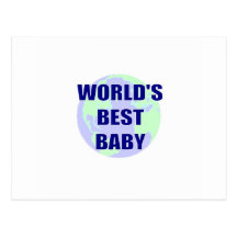 World's Best Baby Post Cards