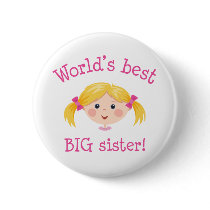 Worlds best big sister - blonde hair