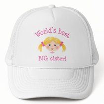 Worlds best big sister - blonde hair