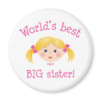 Worlds best big sister - blonde hair