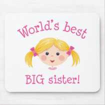 Worlds best big sister - blonde hair