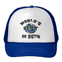 World's Best Big Sister Mesh Hat