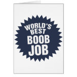 World's Best Boob Job cards