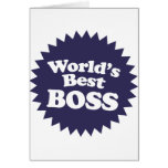 World's Best Boss cards