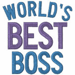 World's Best Boss Embroidered Polo Shirt